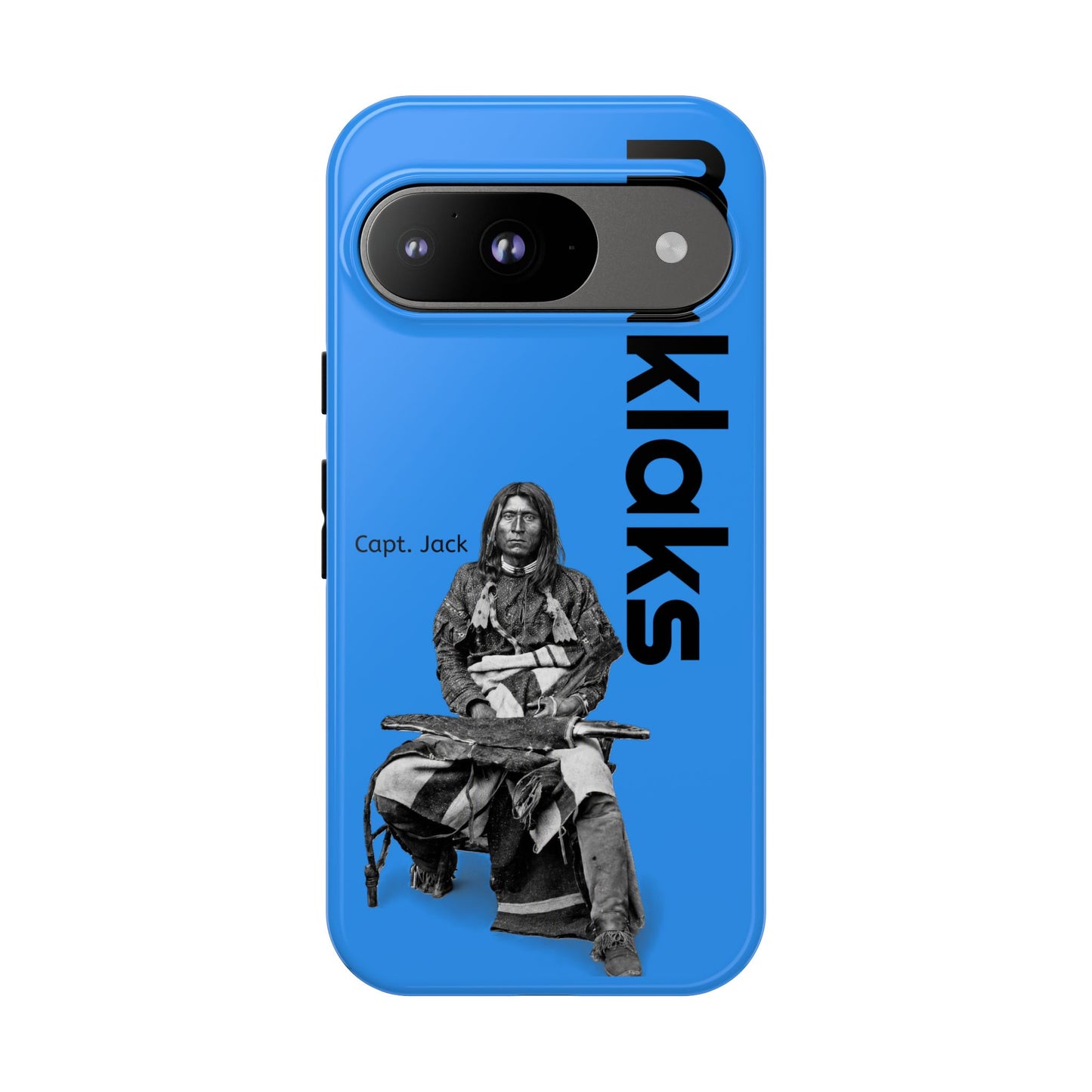 Modoc Blue 'Maklaks' Tough Phone Case with Eagle Drum Design