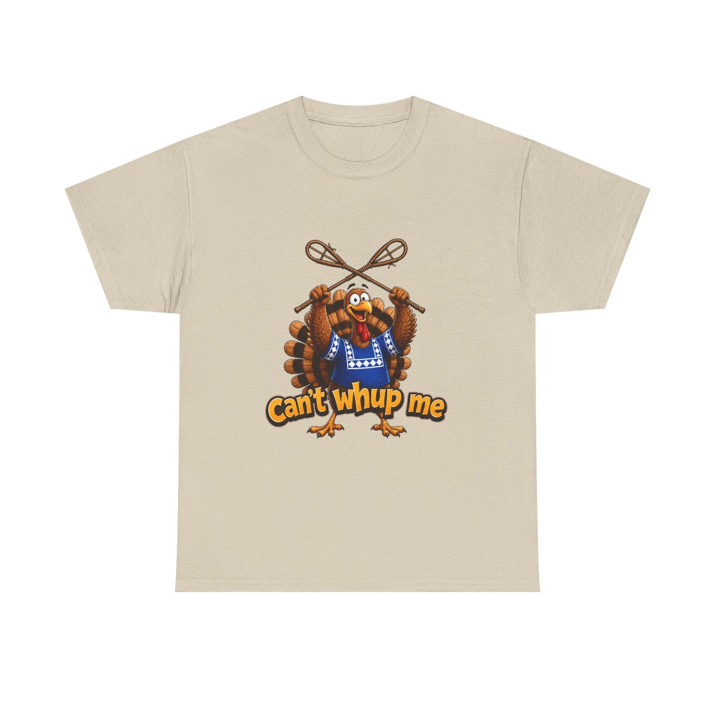 Turkey Mascot Tee — 'Can't Whup Me' Funny Thanksgiving T‑Shirt