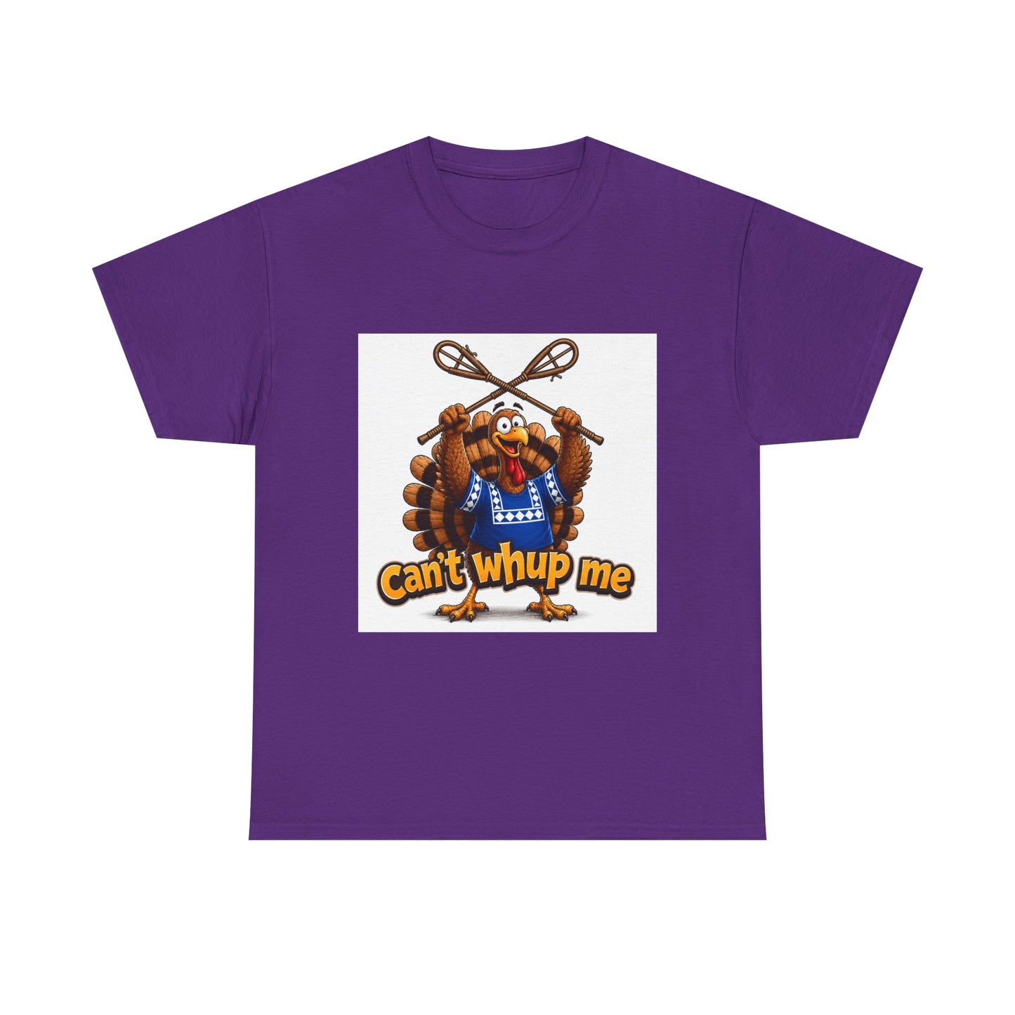 Turkey Mascot Tee — 'Can't Whup Me' Funny Thanksgiving T‑Shirt