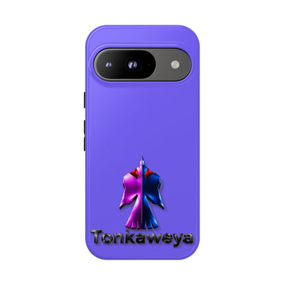 Tonkawa Phone Case — Tonkkaweya Sunrise Design (Protective Purple Hard Shell)