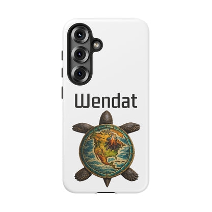 Wyandotte Wendat Turtle Phone Case — Indigenous Turtle Shield Design