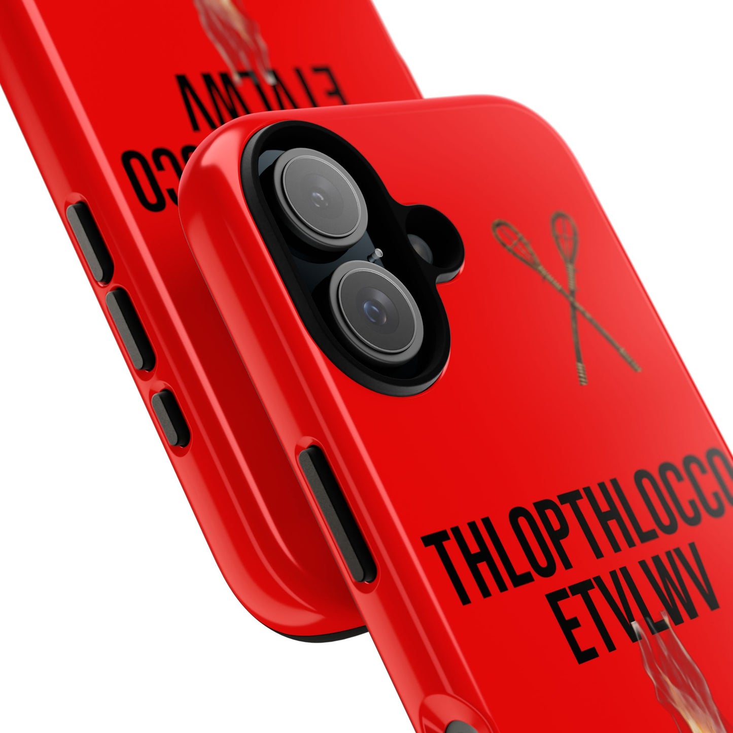 Thlopthlocco Protective Phone Case —  Text "THLOPTHLOCCO ETVLWV"