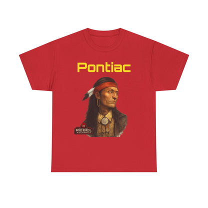 Pontiac Portrait T‑Shirt — Native Chief Graphic Tee