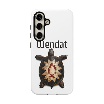 Wyandotte Wendat Turtle Phone Case — Indigenous Turtle Shield Design