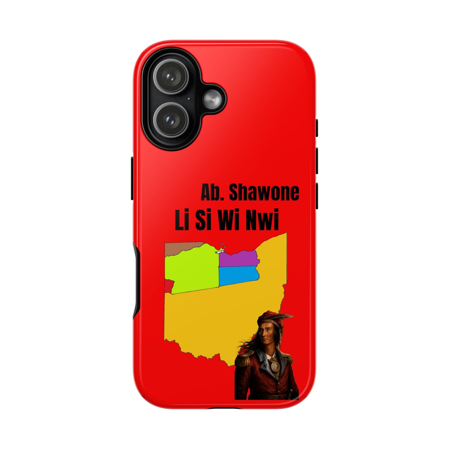 Absentee Shawnee homelands Phone Case — 'Li Si Wi Ni' Design