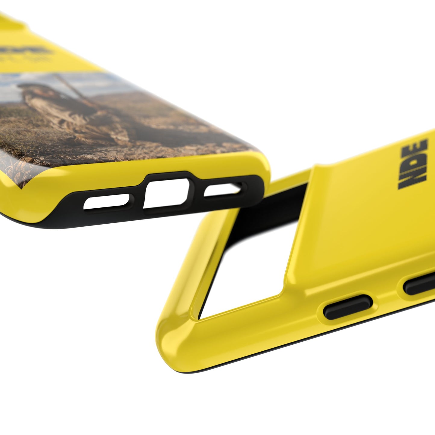 Ft. Sill Phone Case — Yellow ‘NDE Ft. Sill’ Desert Photo Protective Cover