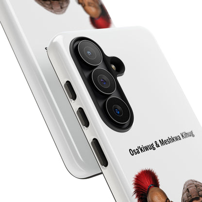 Sac&Fox Phone Case — 'Blackhawk' Raven Crest Protective Tough Case