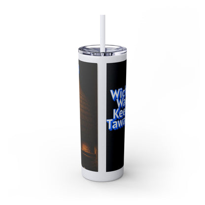 Wichita Skinny Tumbler with Straw, 20oz