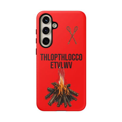 Thlopthlocco Protective Phone Case —  Text "THLOPTHLOCCO ETVLWV"