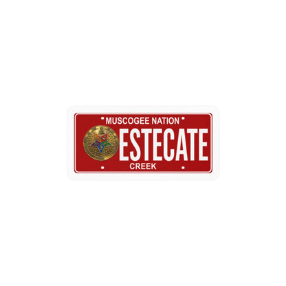 'Estecate Creek' Kiss-Cut Vinyl Decal