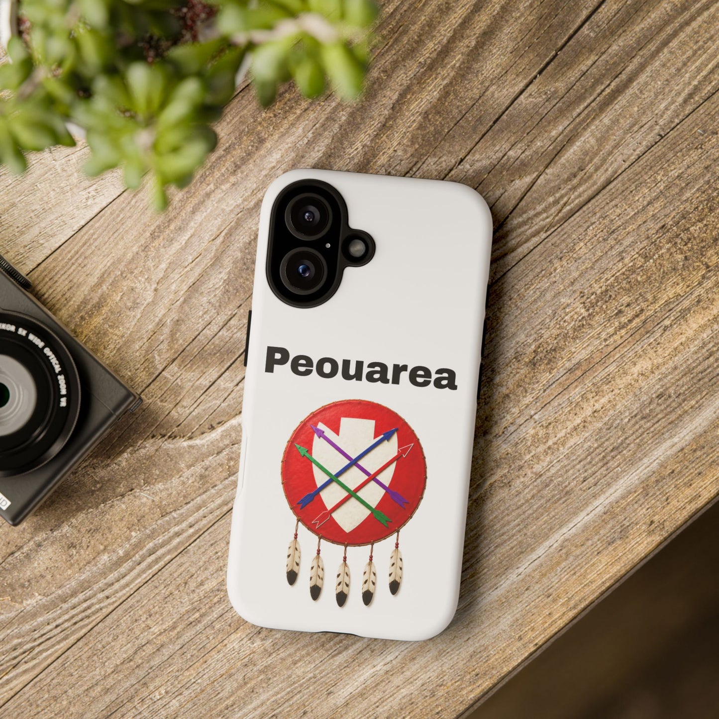Peoria Phone Case — 'Peouarea' Dreamcatcher Shield Design