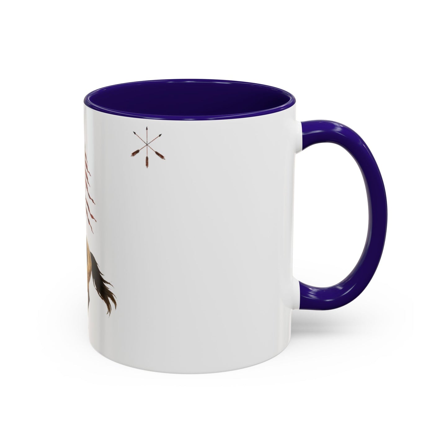 Comanche Numunah ‘Lords of the Plains’ Horseman Coffee Mug — Native Warrior Ceramic Mug (11oz/15oz)