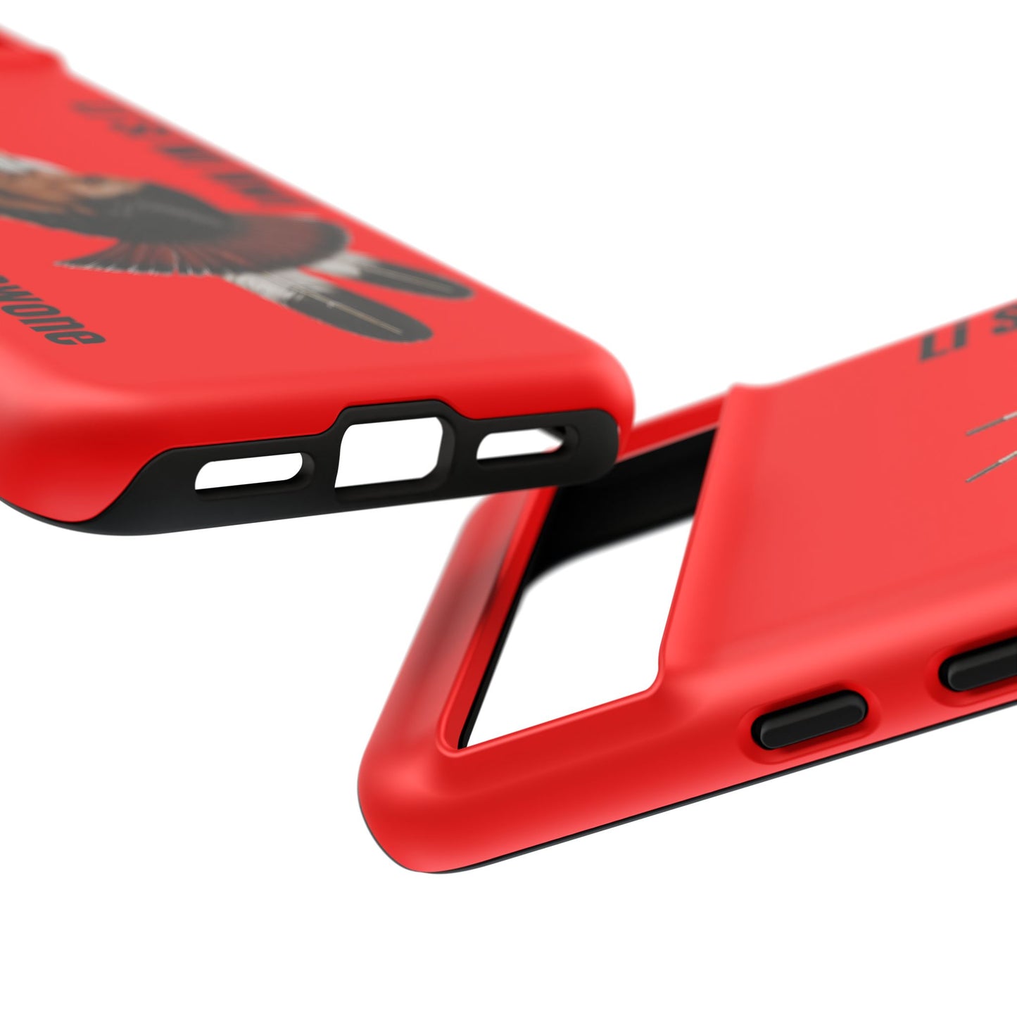 Absentee Shawnee Headdress Phone Case — 'Li Si Wi Ni' Design