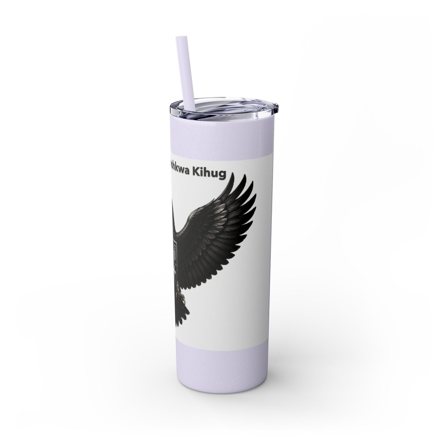 Sac Fox Skinny Tumbler with Straw, 20oz