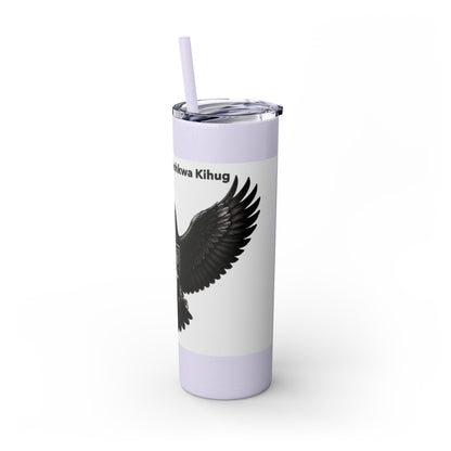 Sac Fox Skinny Tumbler with Straw, 20oz
