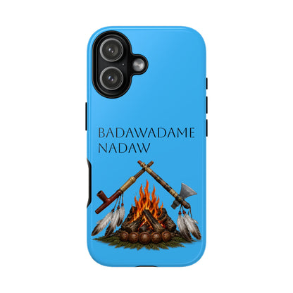 Pottawatomi Tough Cases: 'Badawadame Nadaw' Campfire & Tools Phone Case