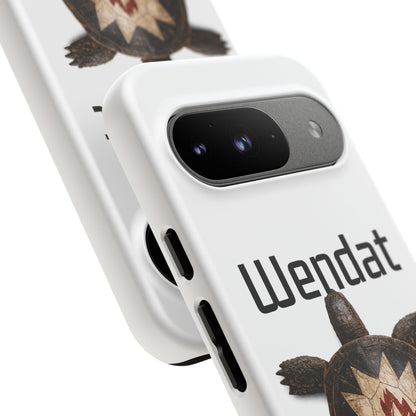 Wyandotte Wendat Turtle Phone Case — Indigenous Turtle Shield Design