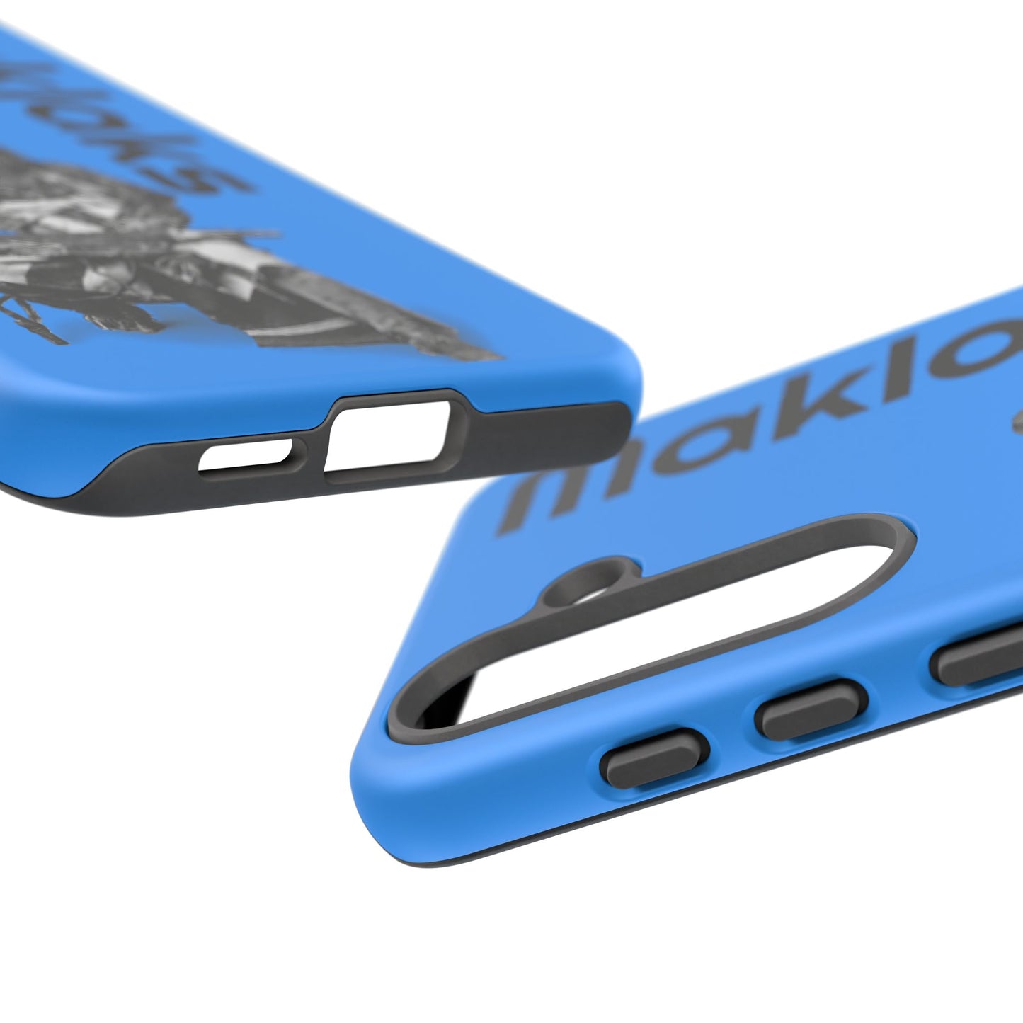 Modoc Blue 'Maklaks' Tough Phone Case with Eagle Drum Design