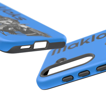 Modoc Blue 'Maklaks' Tough Phone Case with Eagle Drum Design