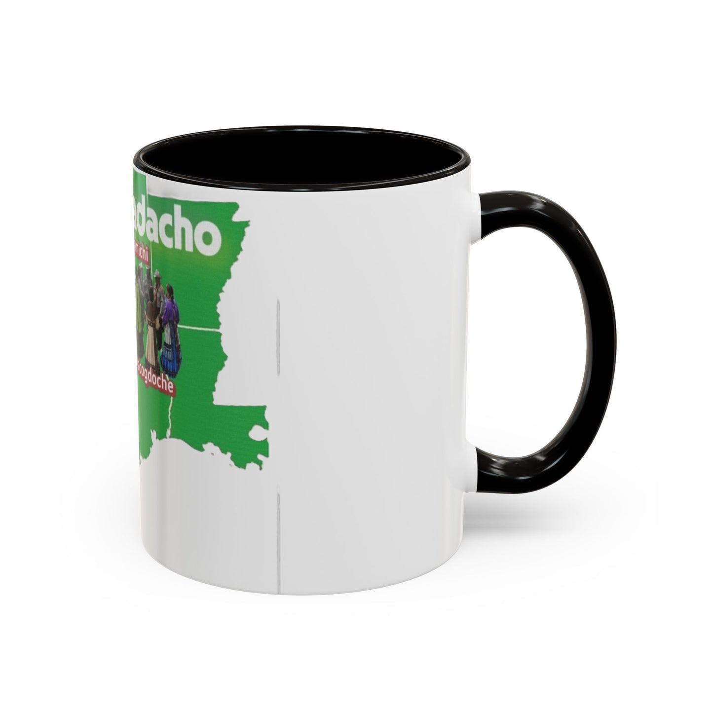 Caddo Kadohadacho Tribal Map Mug — Texas & Nacogdoches Native Pride Coffee Cup (11oz/15oz)