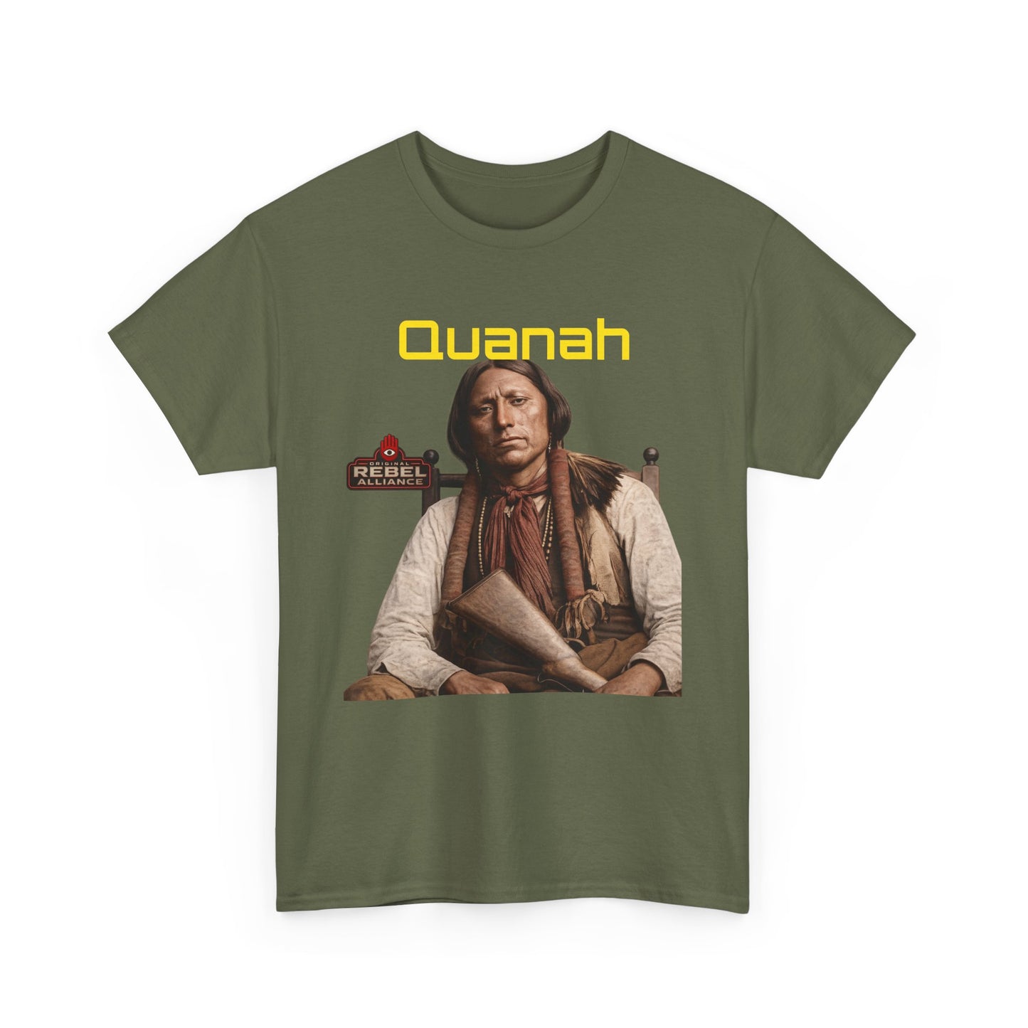Quanah Tee — Vintage Native American Portrait Graphic T-Shirt