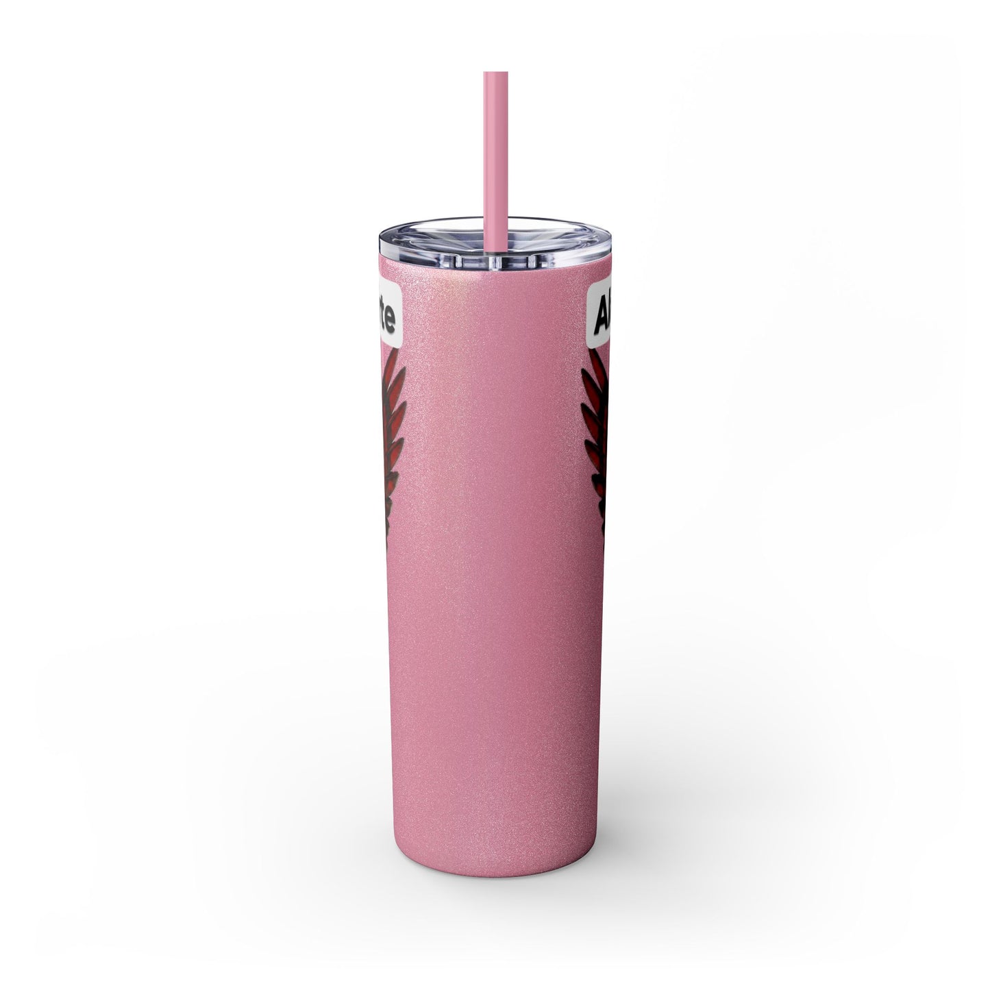 AQ Skinny Tumbler with Straw, 20oz