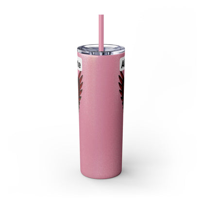 AQ Skinny Tumbler with Straw, 20oz