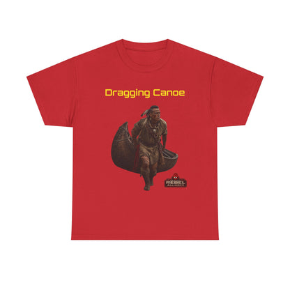 Dragging Canoe Canoe Warrior T-Shirt — Native American Historical Tribute Tee