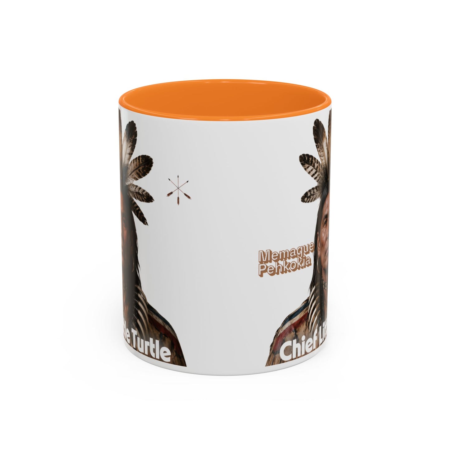 Miami Ceramic Mug — 'Chief Little Turtle' Native Warrior Portrait (11oz & 15oz)