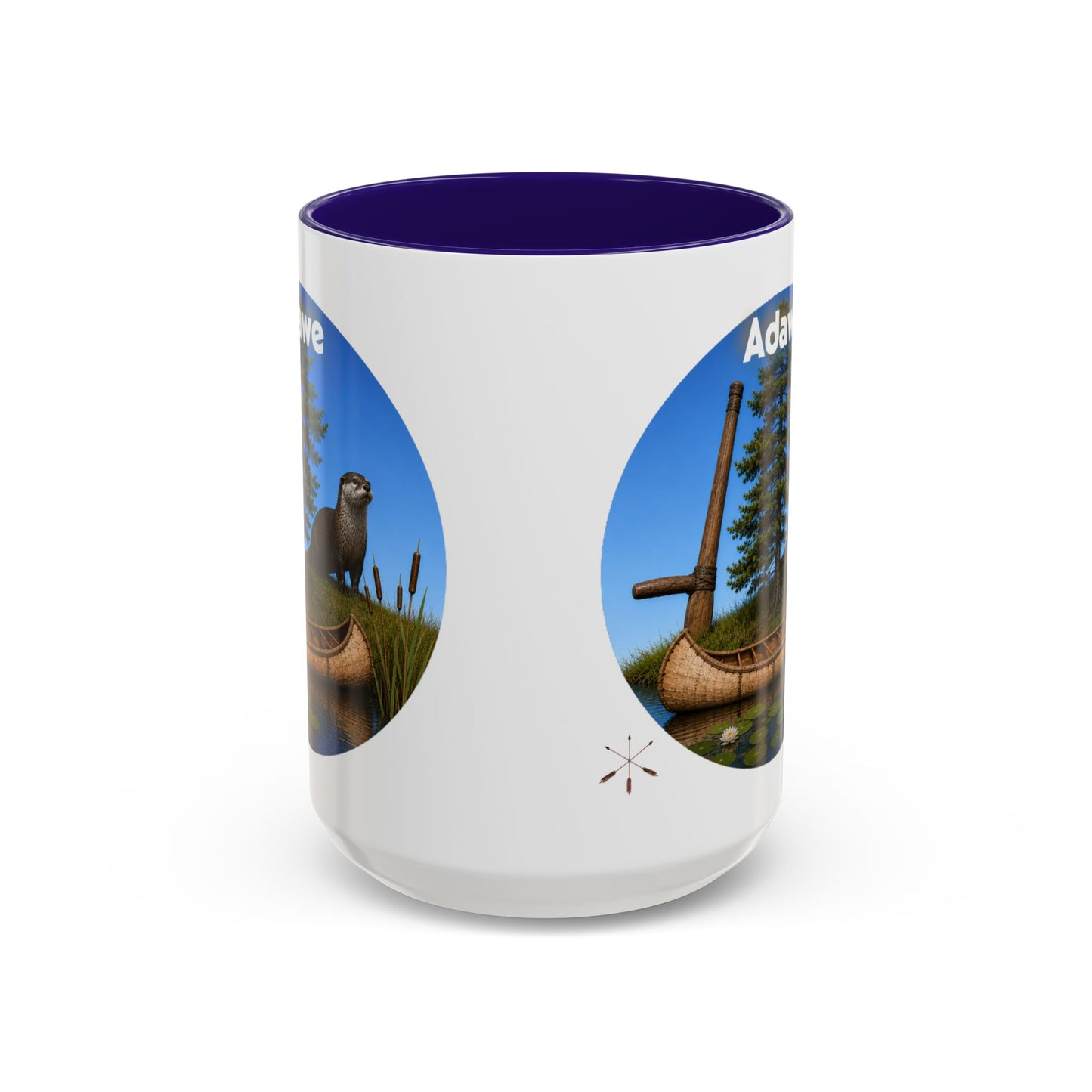 Ottawa Adawe Otter Canoe Mug — Nature Wildlife Coffee Cup (11oz & 15oz)