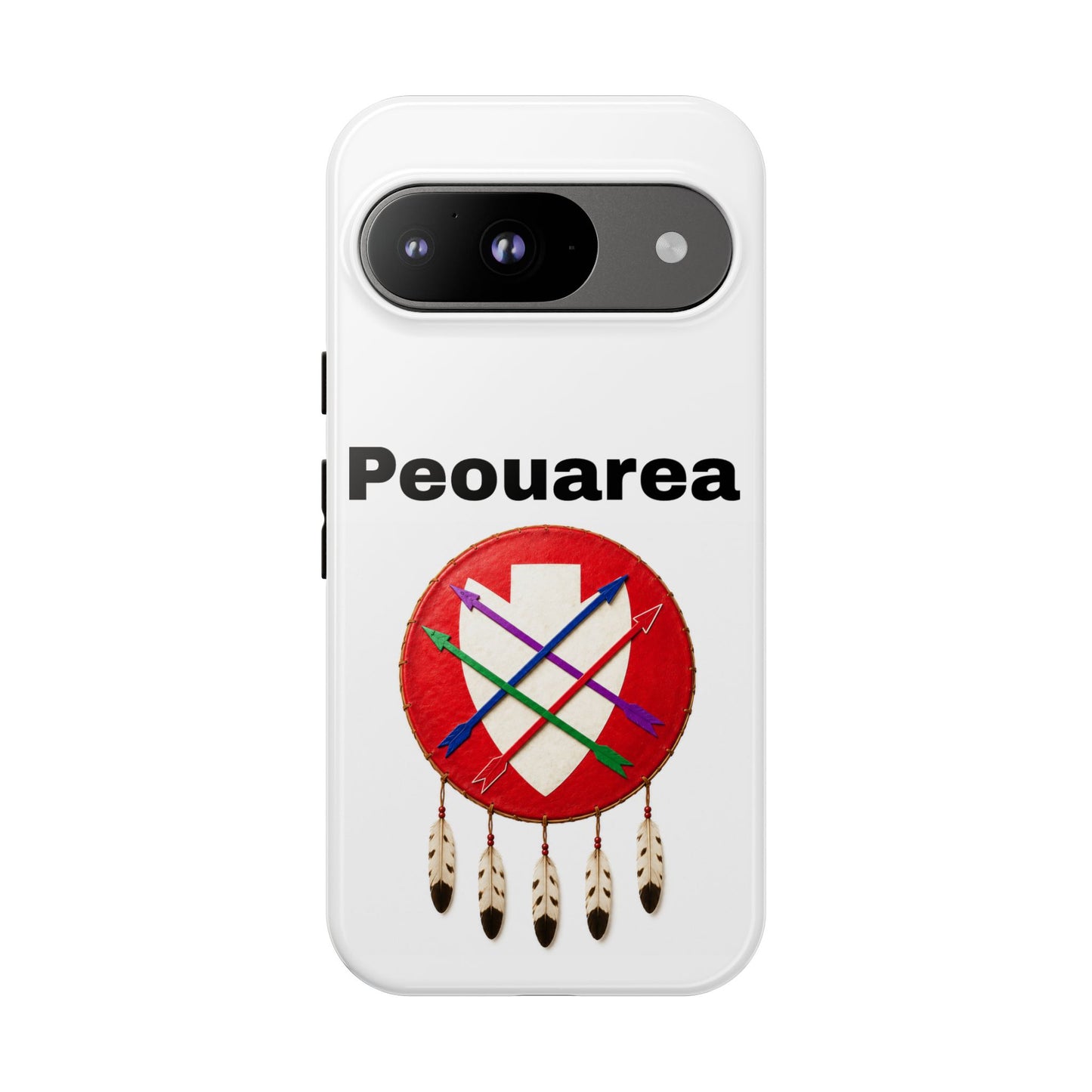 Peoria Phone Case — 'Peouarea' Dreamcatcher Shield Design