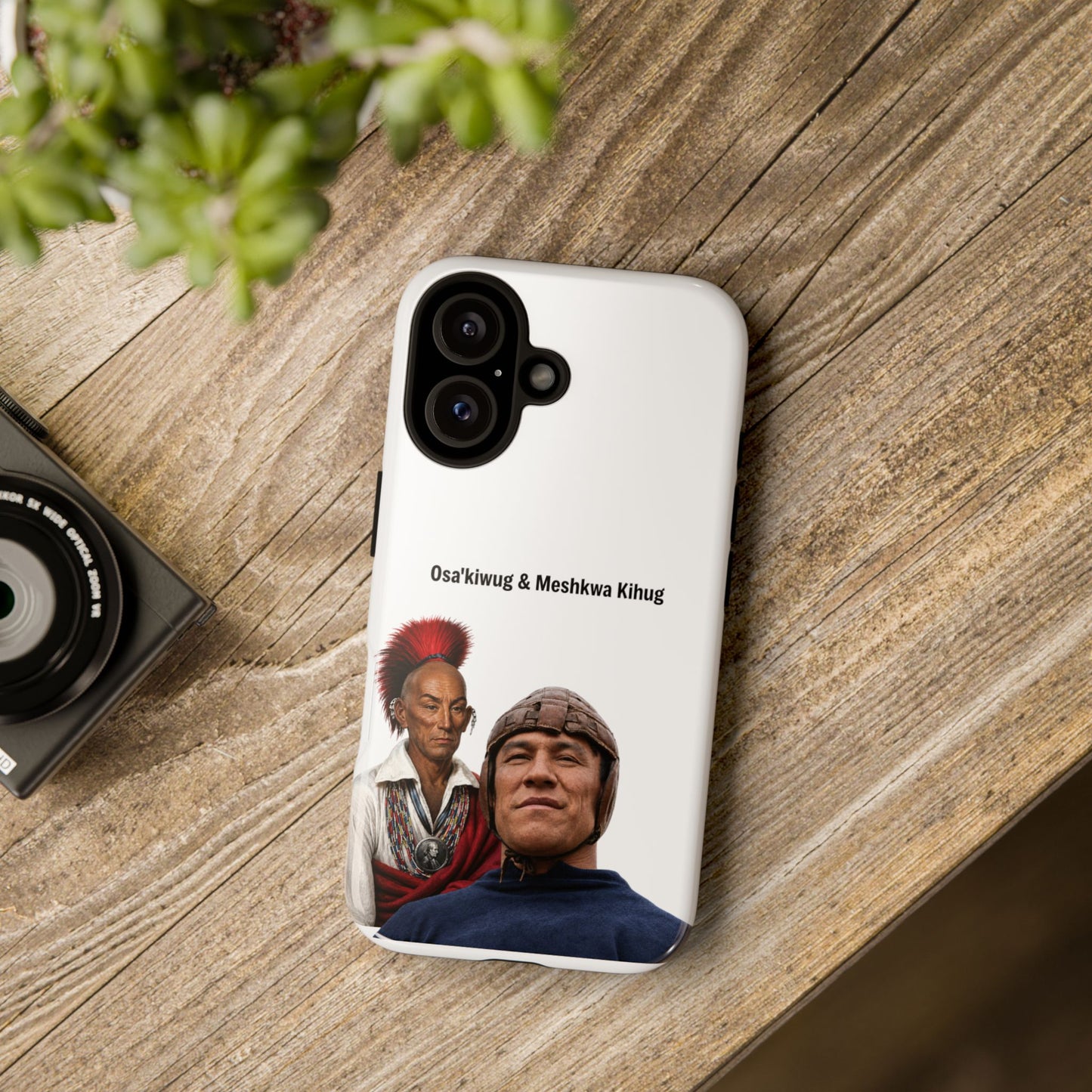 Sac&Fox Phone Case — 'Blackhawk' Raven Crest Protective Tough Case