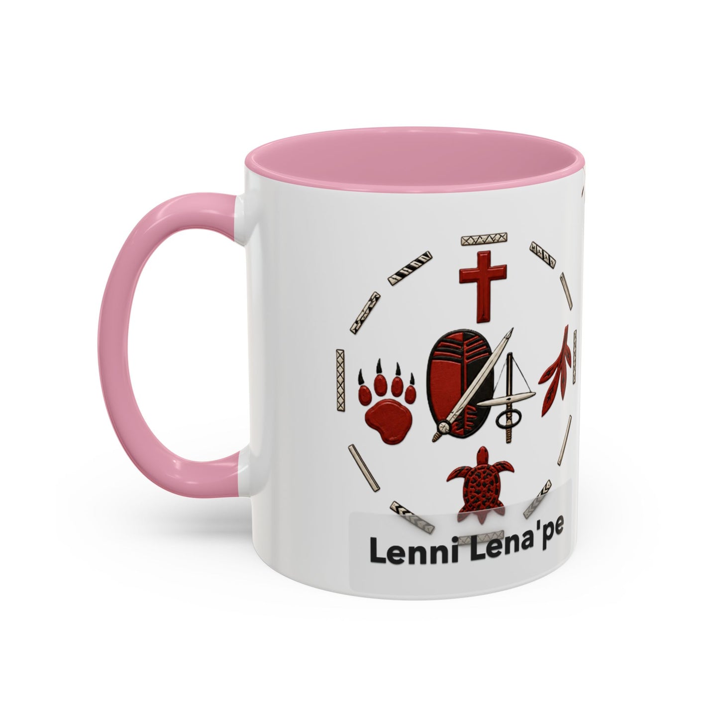 Delaware East Lenni Lenape Tribal Ceramic Mug – Native Symbols Coffee Cup (11oz/15oz)