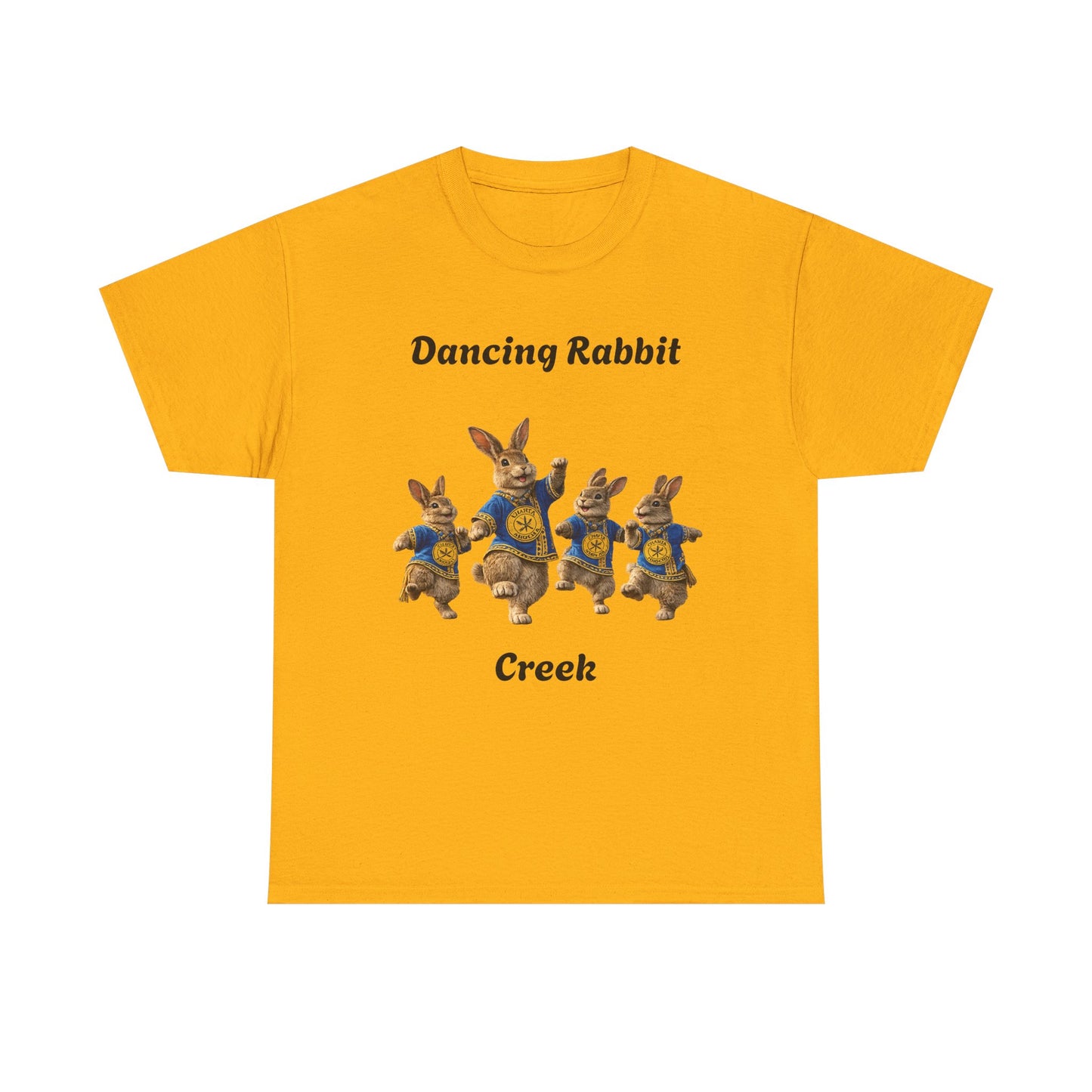 Dancing Rabbit Creek Tee — Vintage Dancing Bunnies Graphic T-Shirt