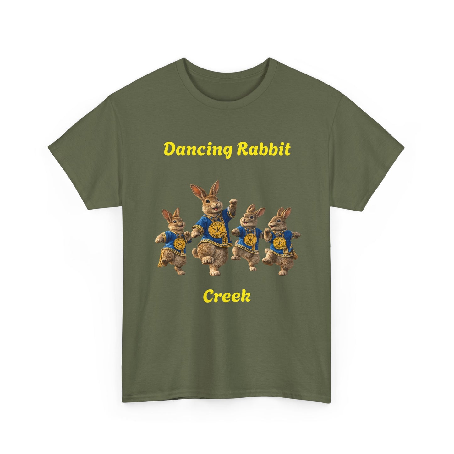 Dancing Rabbit Creek Tee — Vintage Dancing Bunnies Graphic T-Shirt
