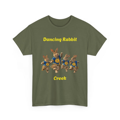 Dancing Rabbit Creek Tee — Vintage Dancing Bunnies Graphic T-Shirt