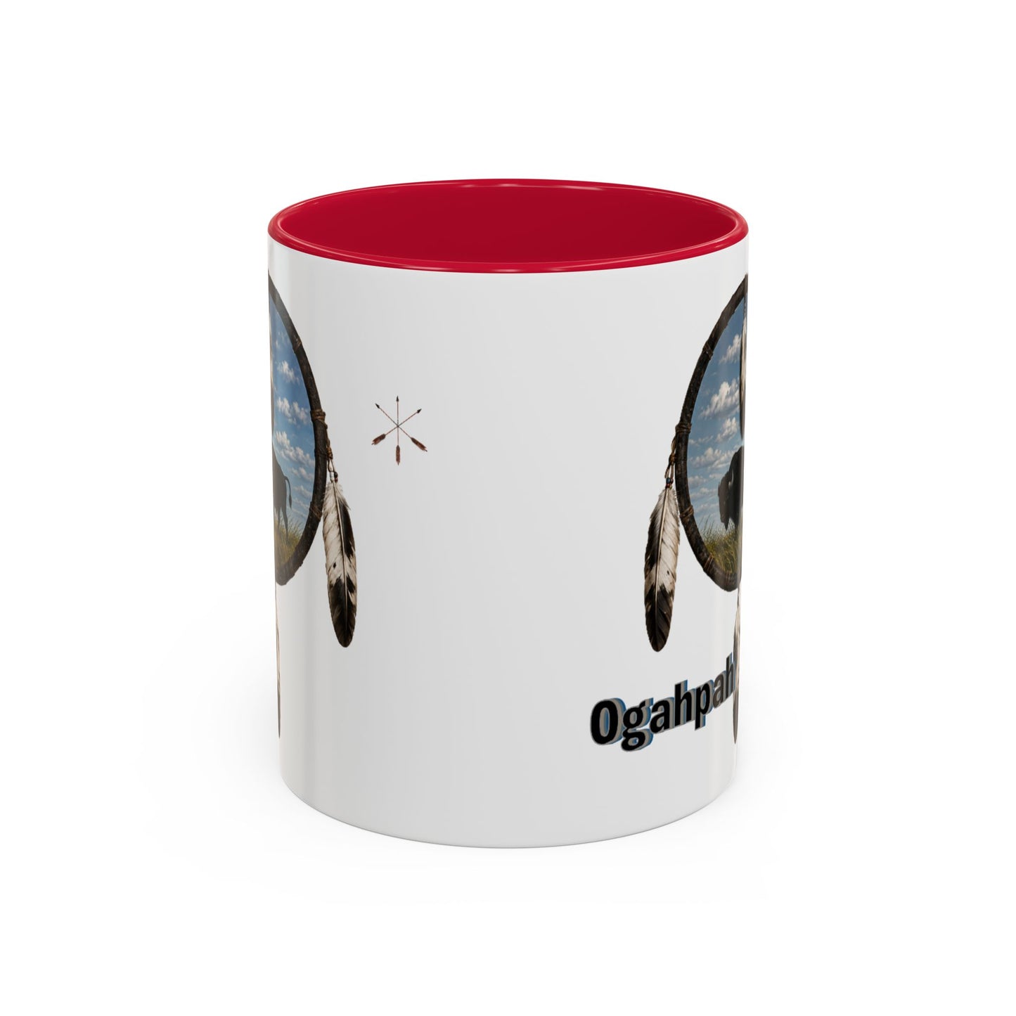 Quapaw Buffalo Mug – Ogahpah Native Spirit Ceramic Coffee Cup (11oz/15oz)
