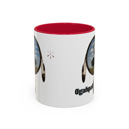 Quapaw Buffalo Mug – Ogahpah Native Spirit Ceramic Coffee Cup (11oz/15oz)