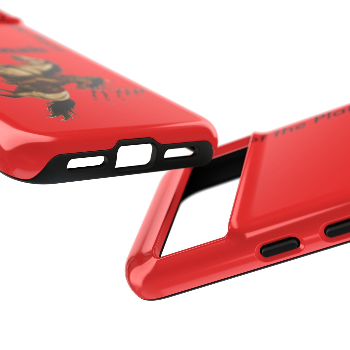 Comanche Numunah Horse Phone Case — 'Lords of the Plains' Red Protective Case