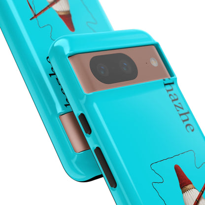 Osage Phone Case — Wazhahze Tribal Shield Design (Native Feather & Tomahawk)