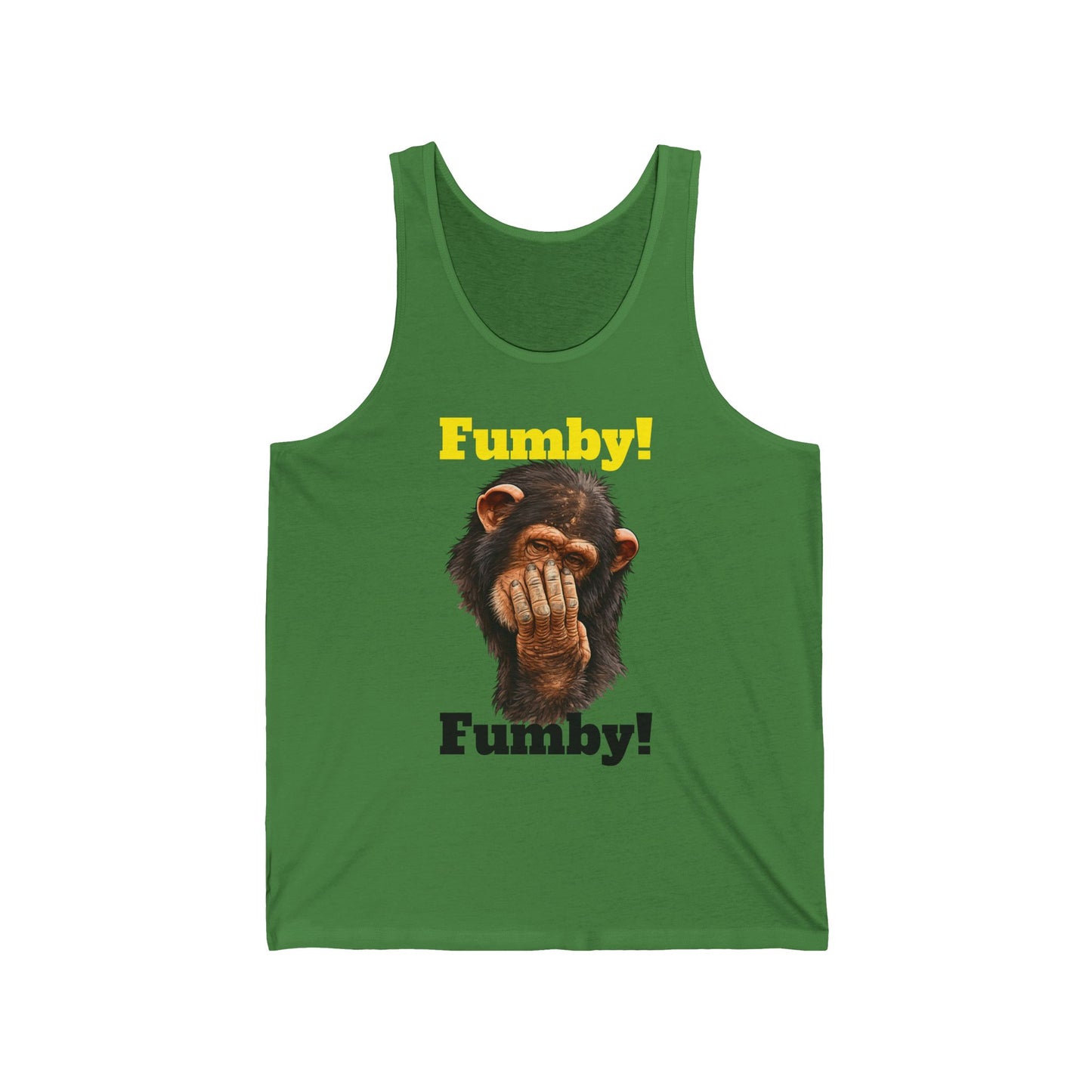 Fumby! Funny Monkey Tank Top — Quirky Graphic Summer Tank