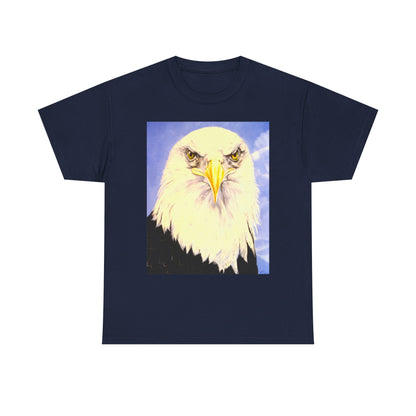 Bald Eagle Graphic Tee — Patriotic Vintage Bird T-Shirt with Arrow Back Design
