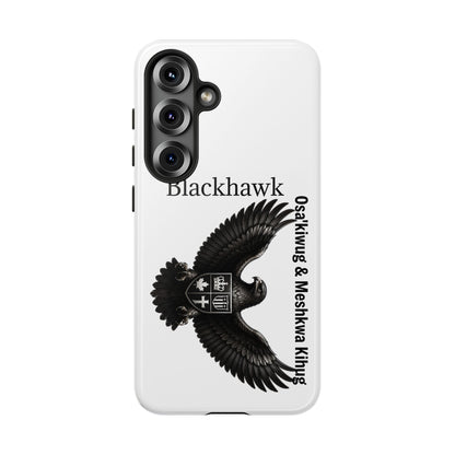 Sac&Fox Phone Case — 'Blackhawk' Raven Crest Protective Tough Case