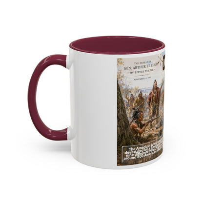 Miami History Battle Scene Mug — Military Vintage Illustration Coffee Cup (11oz/15oz)