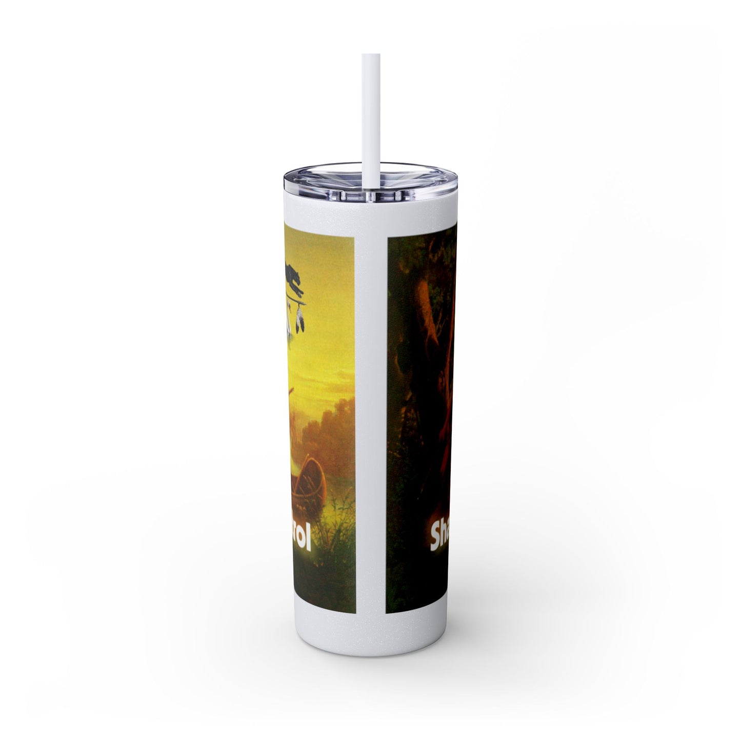 Shawnee East Skinny Tumbler with Straw, 20oz