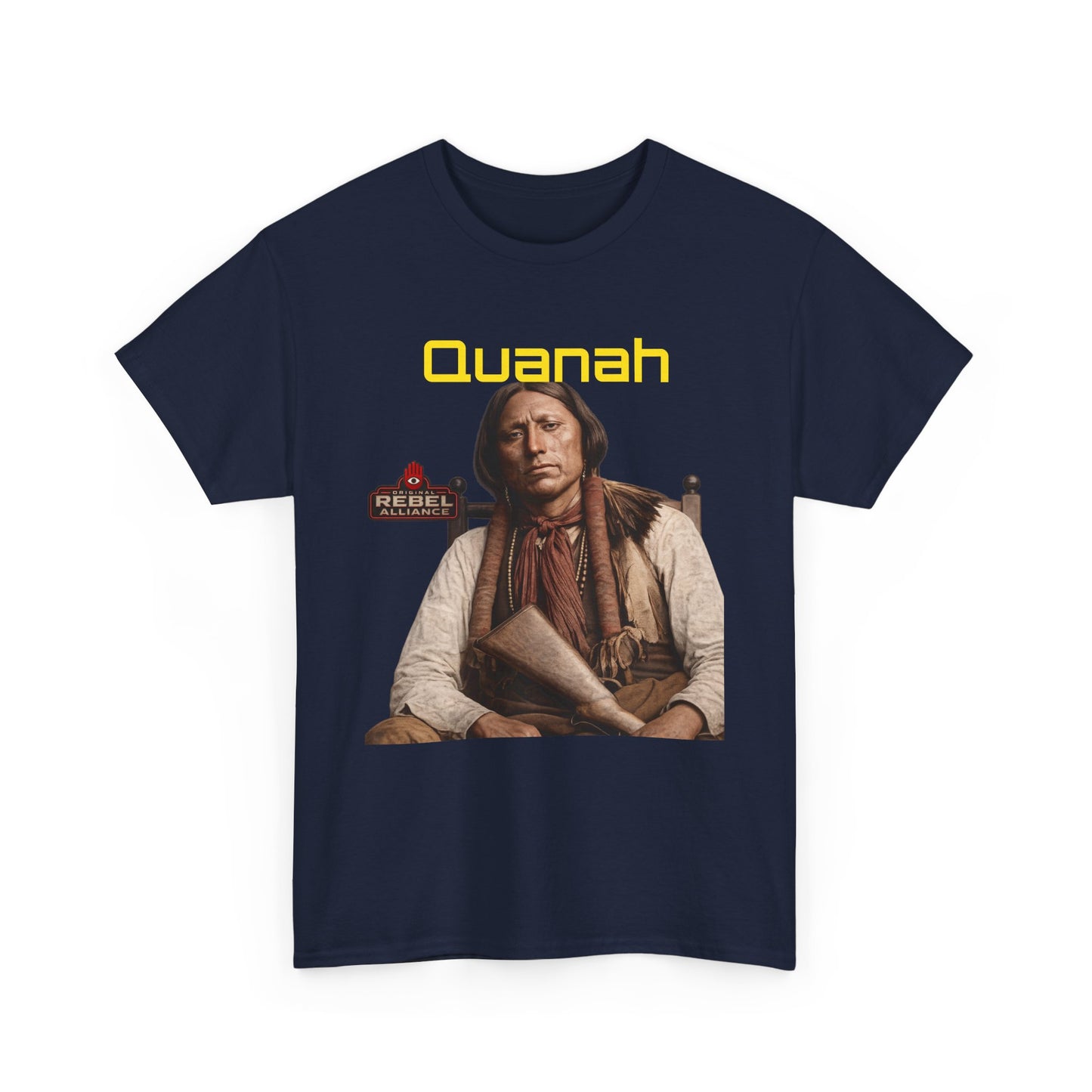 Quanah Tee — Vintage Native American Portrait Graphic T-Shirt