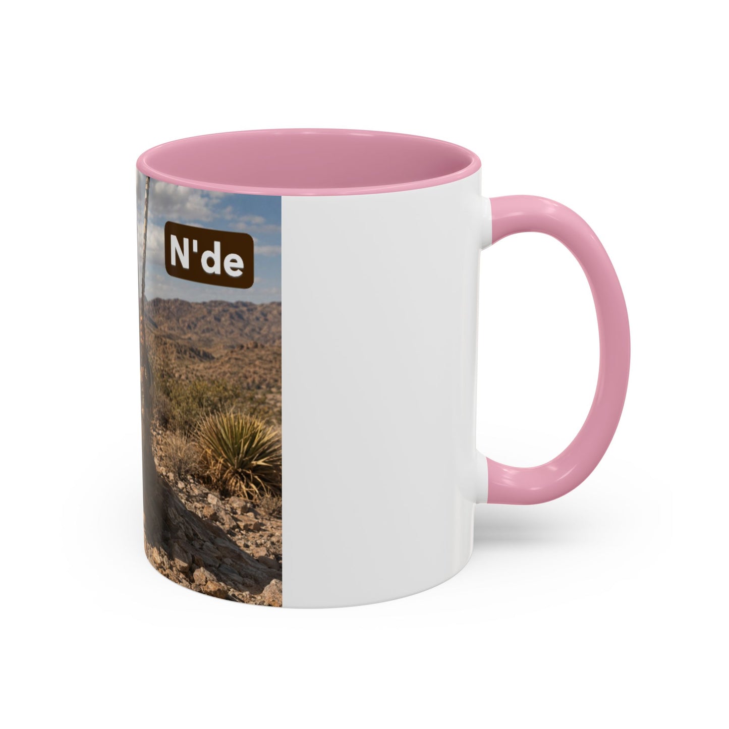 Ft. Sill Apache Desert Scene Coffee Mug — 'N'de' Southwest Landscape 11/15oz