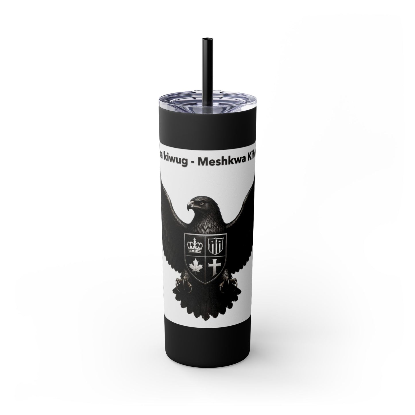 Sac Fox Skinny Tumbler with Straw, 20oz