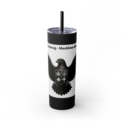 Sac Fox Skinny Tumbler with Straw, 20oz