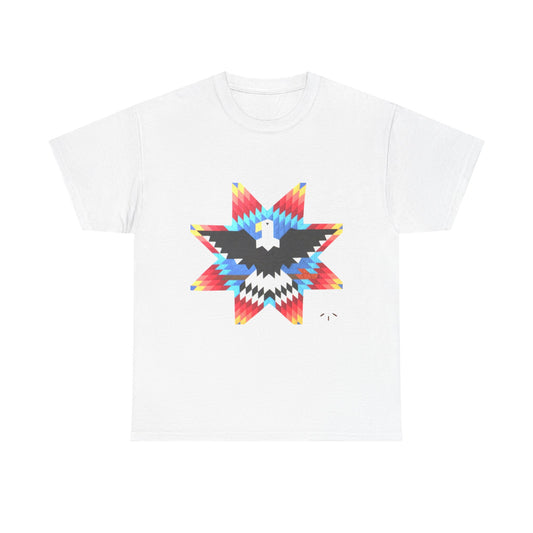Native Star Eagle Graphic Tee with Arrow Backprint